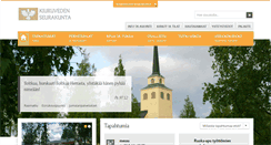 Desktop Screenshot of kiuruvedenseurakunta.fi